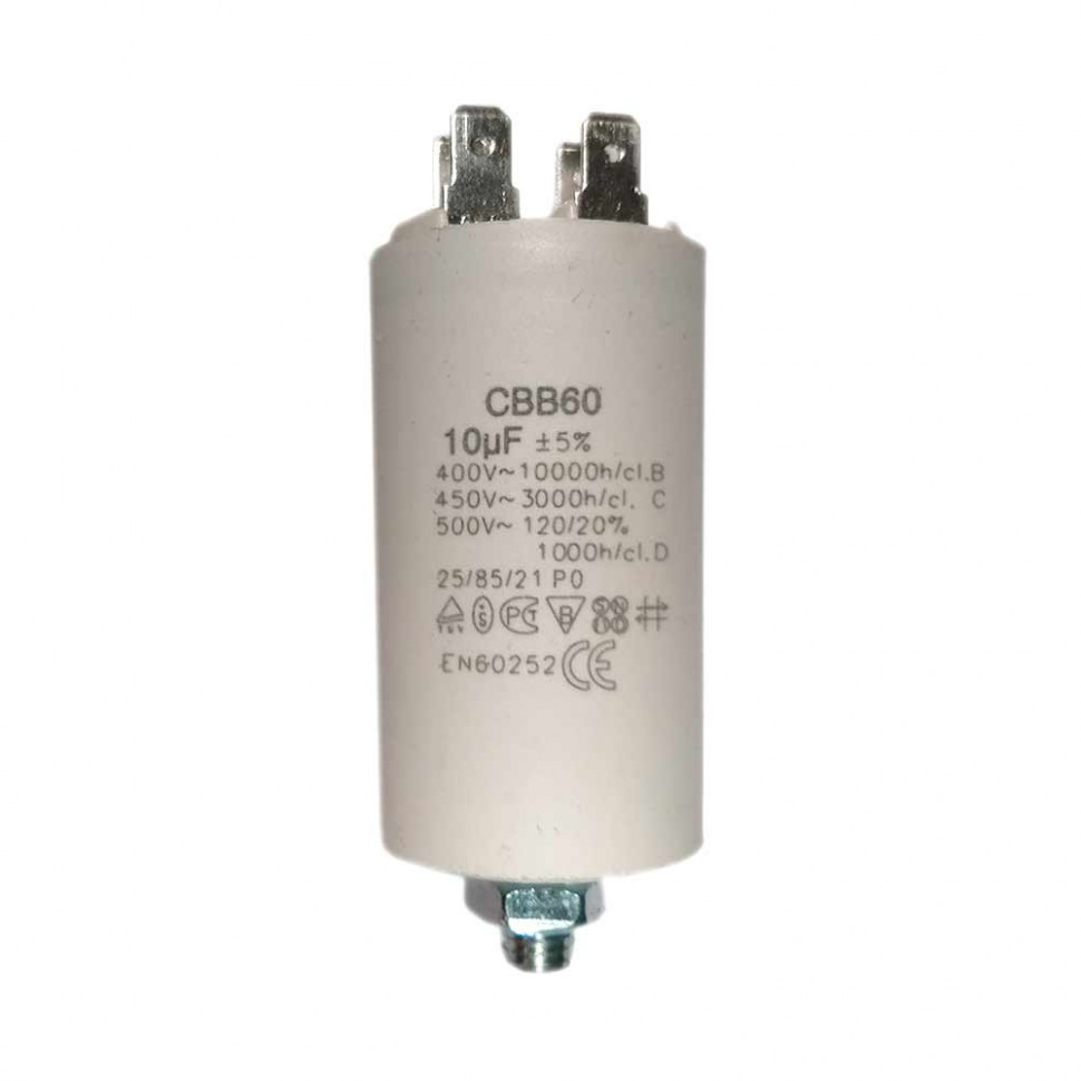 Конденсатор для LG, Samsung, Ariston, СВВ60 10мкФ, 450V, х60100 Конденсатор для LG, Samsung, Ariston, СВВ60 10мкФ, 450V, х60100