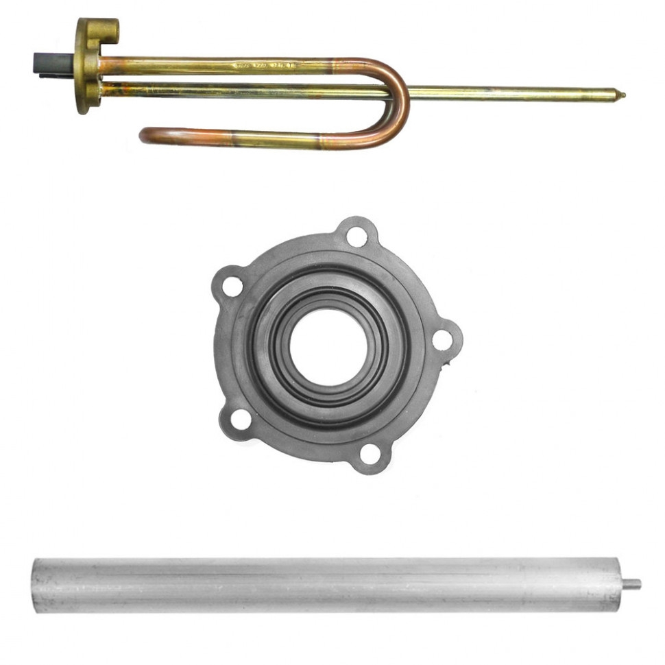 Ремкомплект ТЭН 1,5 кВт (1500 Вт) RCF для водонагревателя Thermex ES, ER + прокладка + анод, 66461F2