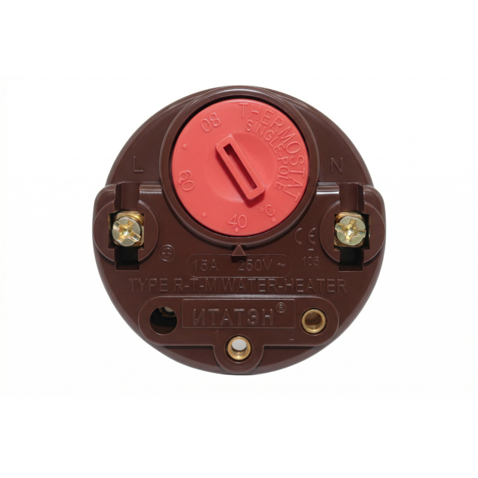 Комплект ТЭН для чугунной батареи отопления (радиатора) 2,5 кВт, нерж, D42, G1 1/4", L438мм, 220V, с терморегулятором, ИТАТЭН, 24070К