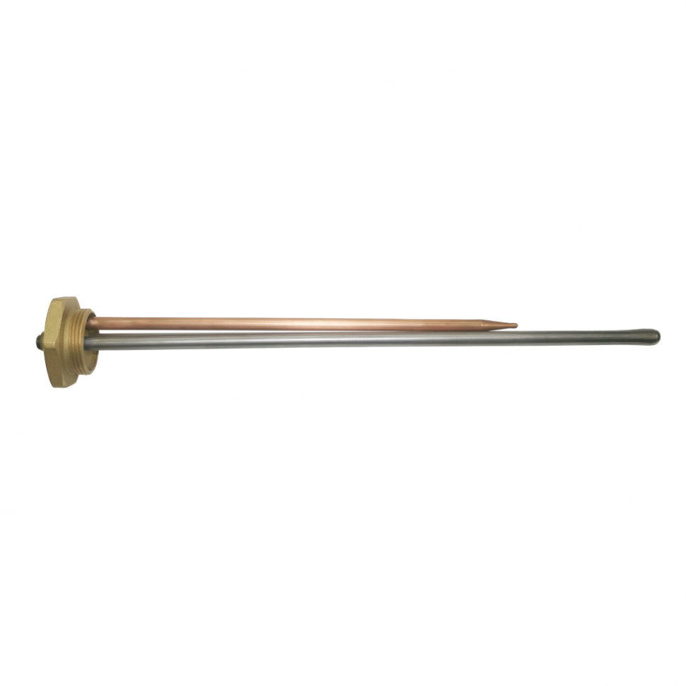 ТЭН для чугунной батареи отопления (радиатора) 2 кВт,нерж, D42, G1 1/4", L361мм, 220V,  ИТАТЭН, 24069