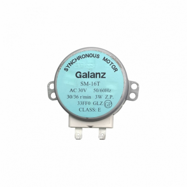 Набор 2 шт Моторчик (двигатель вращения) тарелки микроволновки LG, Samsung, Bosch, Daewoo, 3W, 30/36 об/мин, SM-16T,KMД030