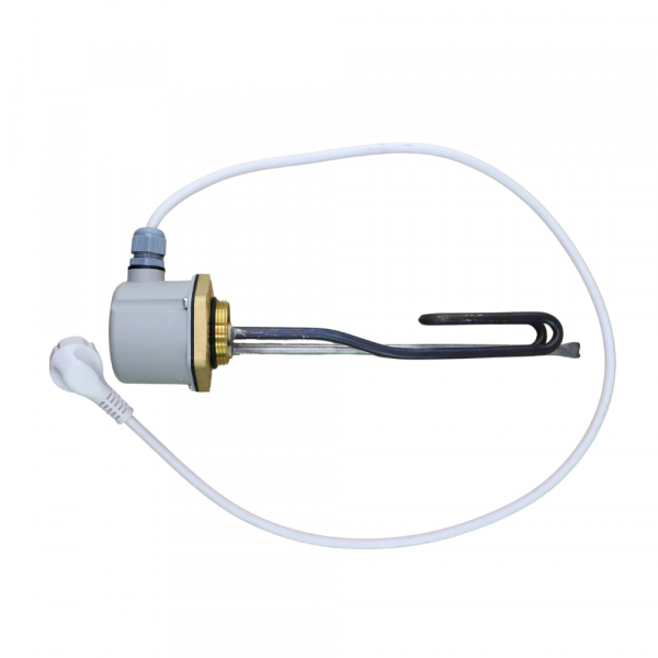 Комплект ТЭН 1,5 кВт (1500 Вт) RCT резьбовой G1 1/2"+ термостат, индикаторная лампа, крышка, сетевой шнур, 3401960