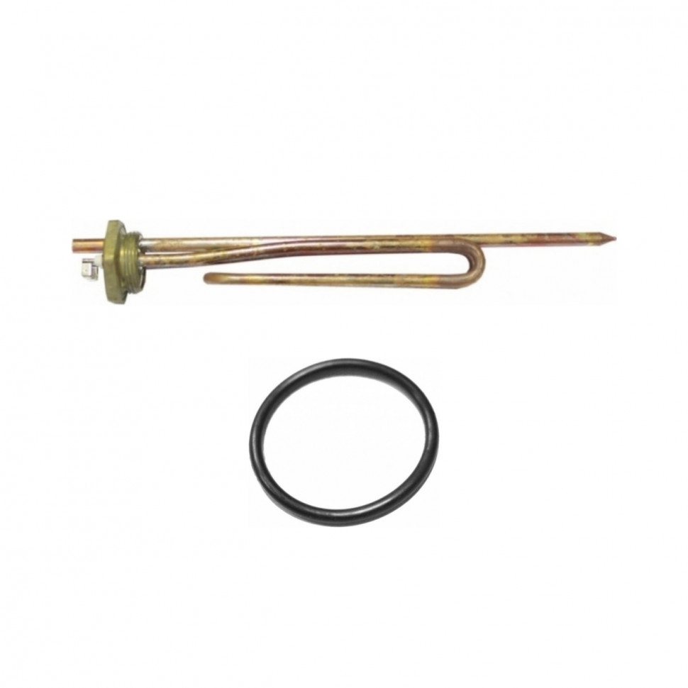 Комплект ТЭН 1,6 кВт (1600 Вт) RCT, резьбовой 42 мм для Bosch, Real, Gorenje, трубка под термостат D10 + прокладка, 282408K Комплект ТЭН 1,6 кВт (1600 Вт) RCT, резьбовой 42 мм для Bosch, Real, Gorenje, трубка под термостат D10 + прокладка, 282408K